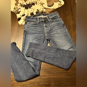 Hollister Women's Skinny Jeans - Dark Blue